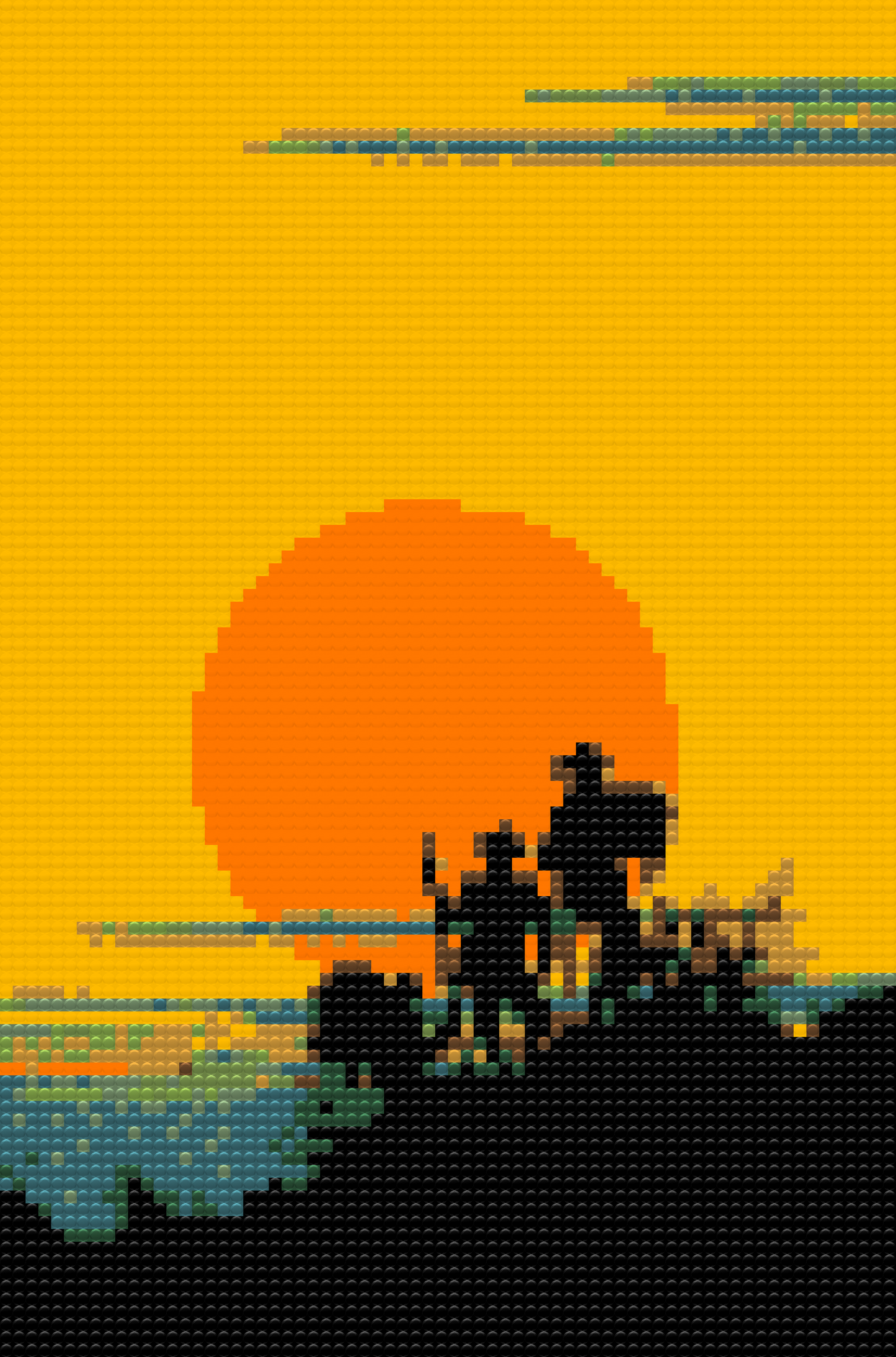 Diamond Paint - Cowboy-silhuet