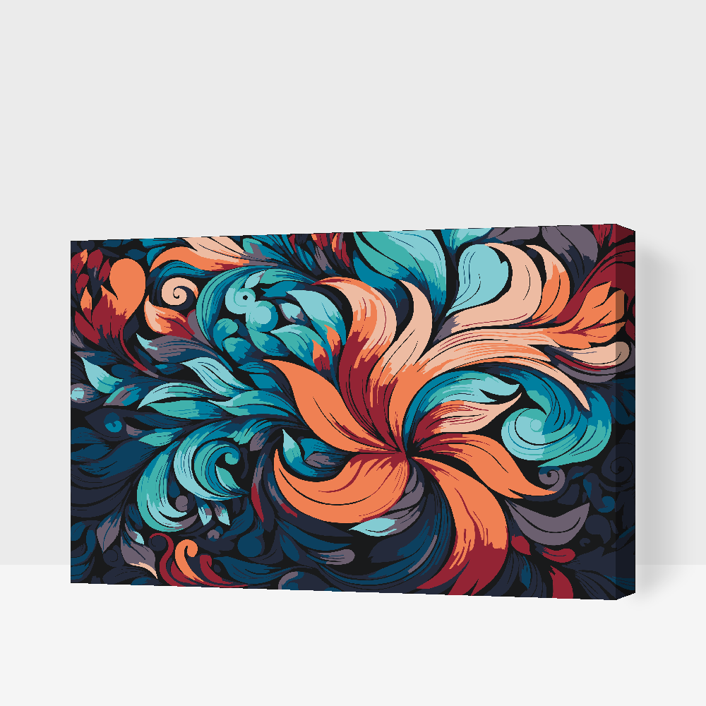 Paint by number - Abstrakte blade