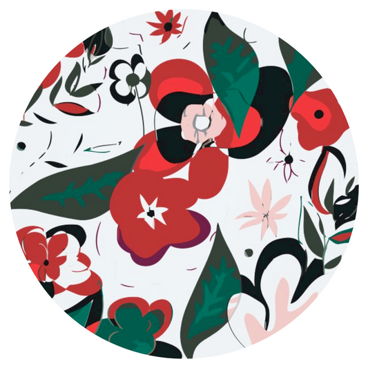 Paint by number - Abstrakt Blomster 2