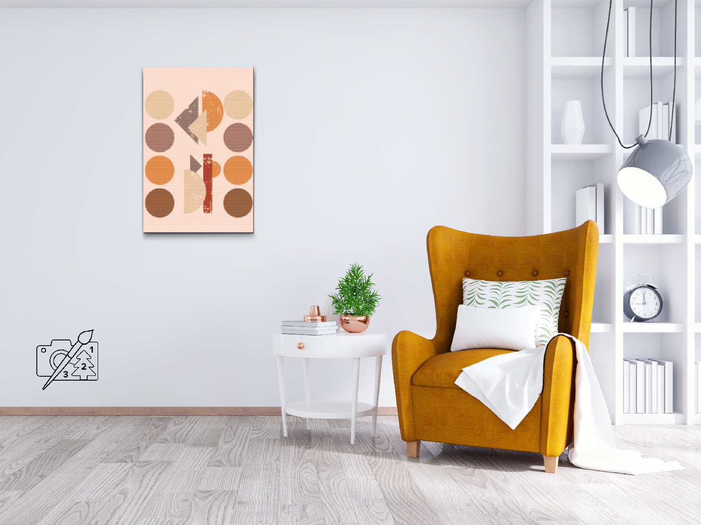 Diamond Paint - Geometrisk design 2