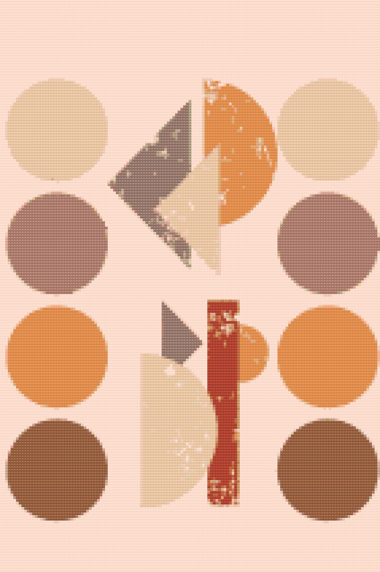 Diamond Paint - Geometrisk design 2