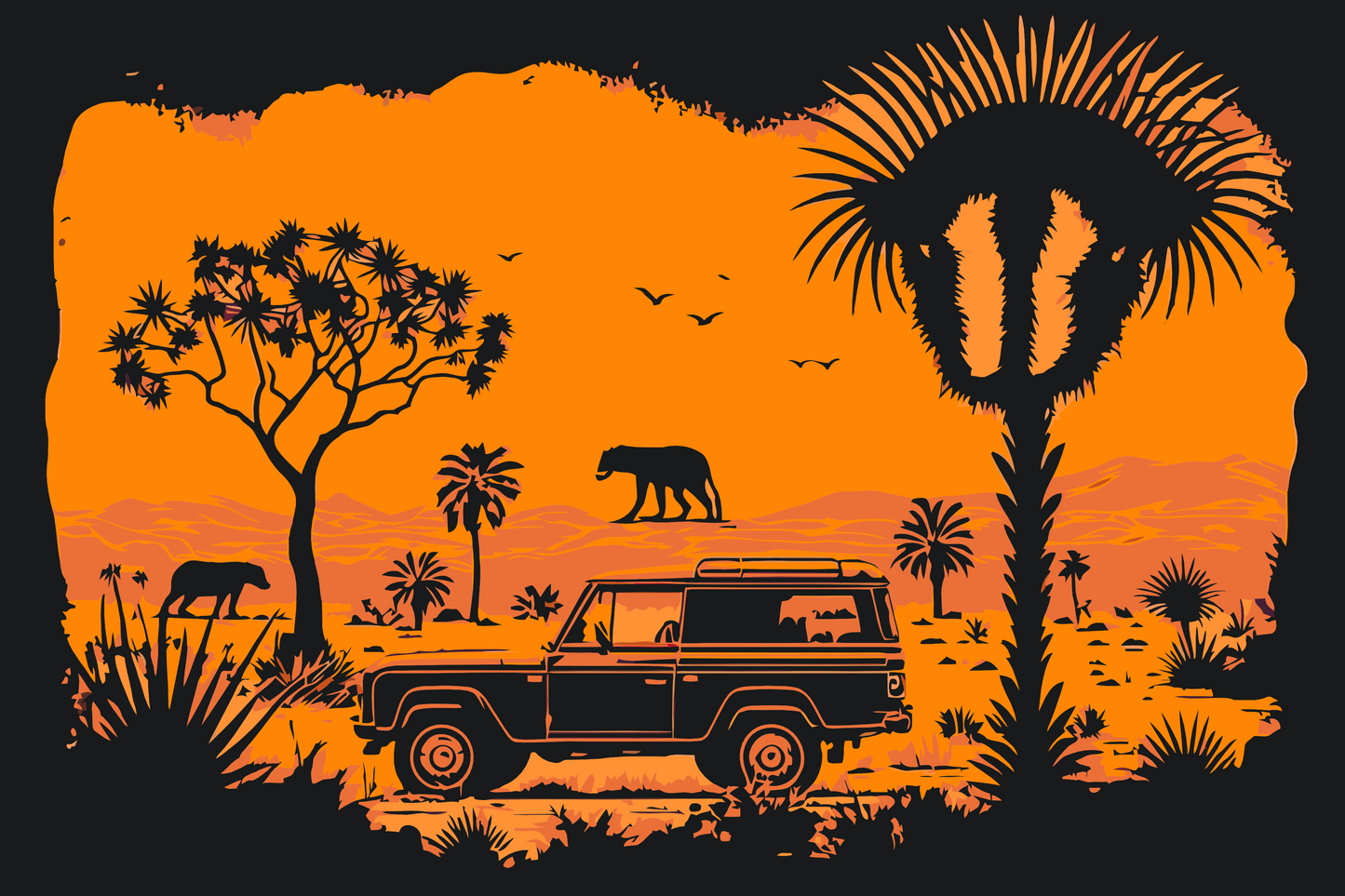Paint by number - Safari