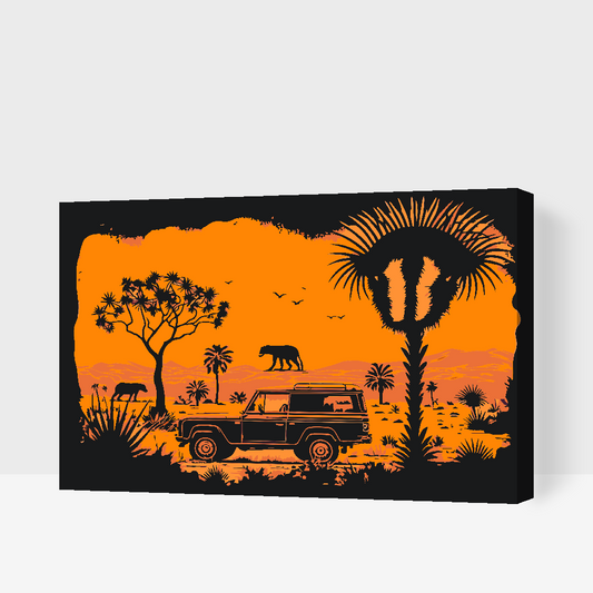 Paint by number - Safari