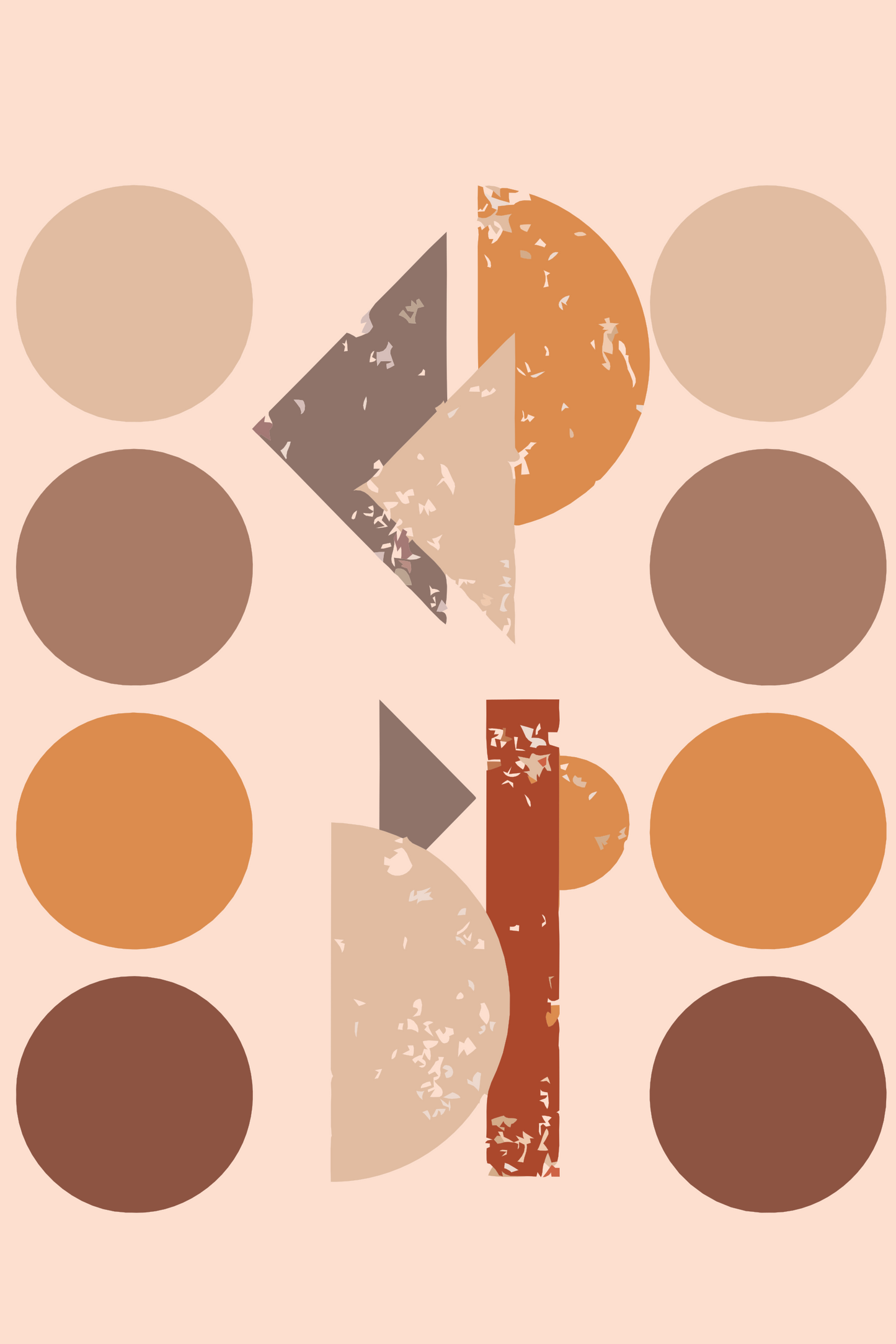 Paint by number - Geometrisk design 2