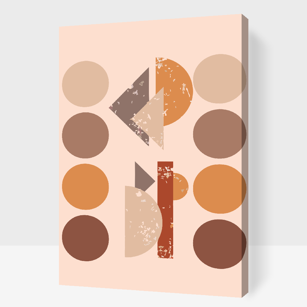 Paint by number - Geometrisk design 2