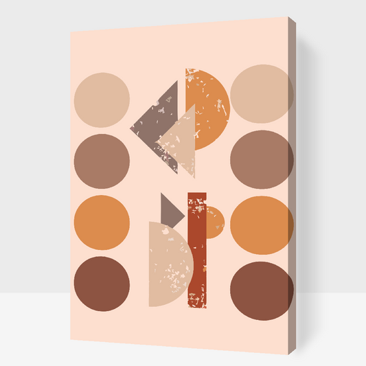 Paint by number - Geometrisk design 2