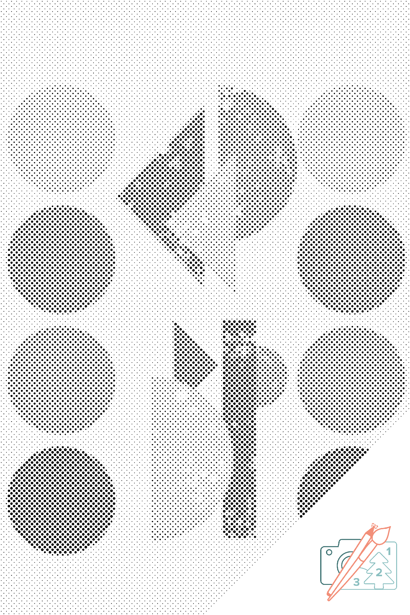 Dotting - Geometrisk design 2