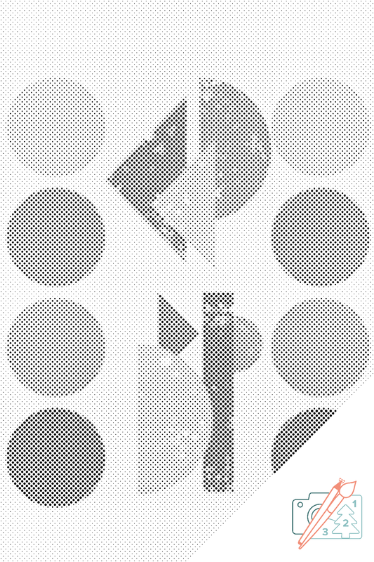 Dotting - Geometrisk design 2