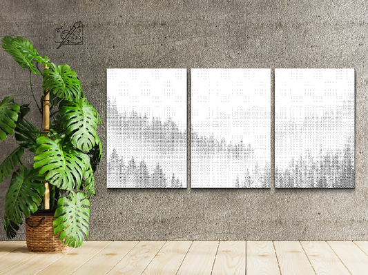 Dotting - Træer (sæt af 3)