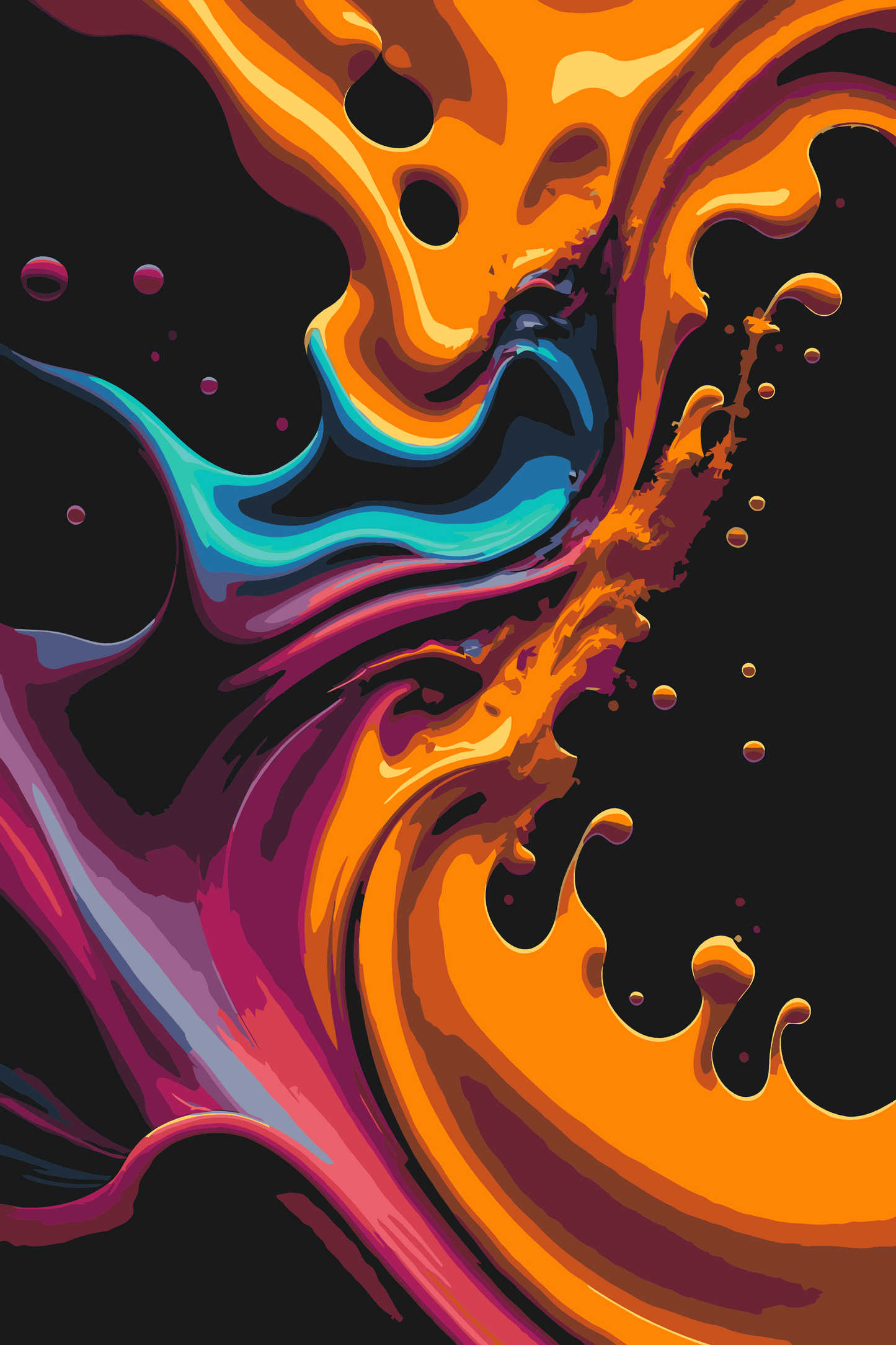 Paint by number - Sprøjt maling