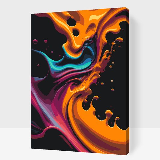 Paint by number - Sprøjt maling