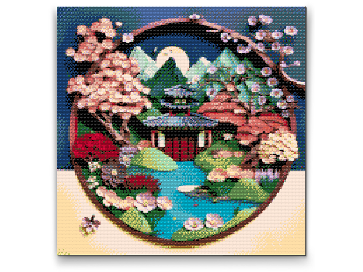 Diamond Paint - Japansk Have