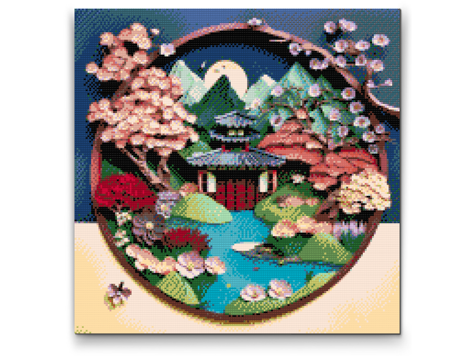 Diamond Paint - Japansk Have