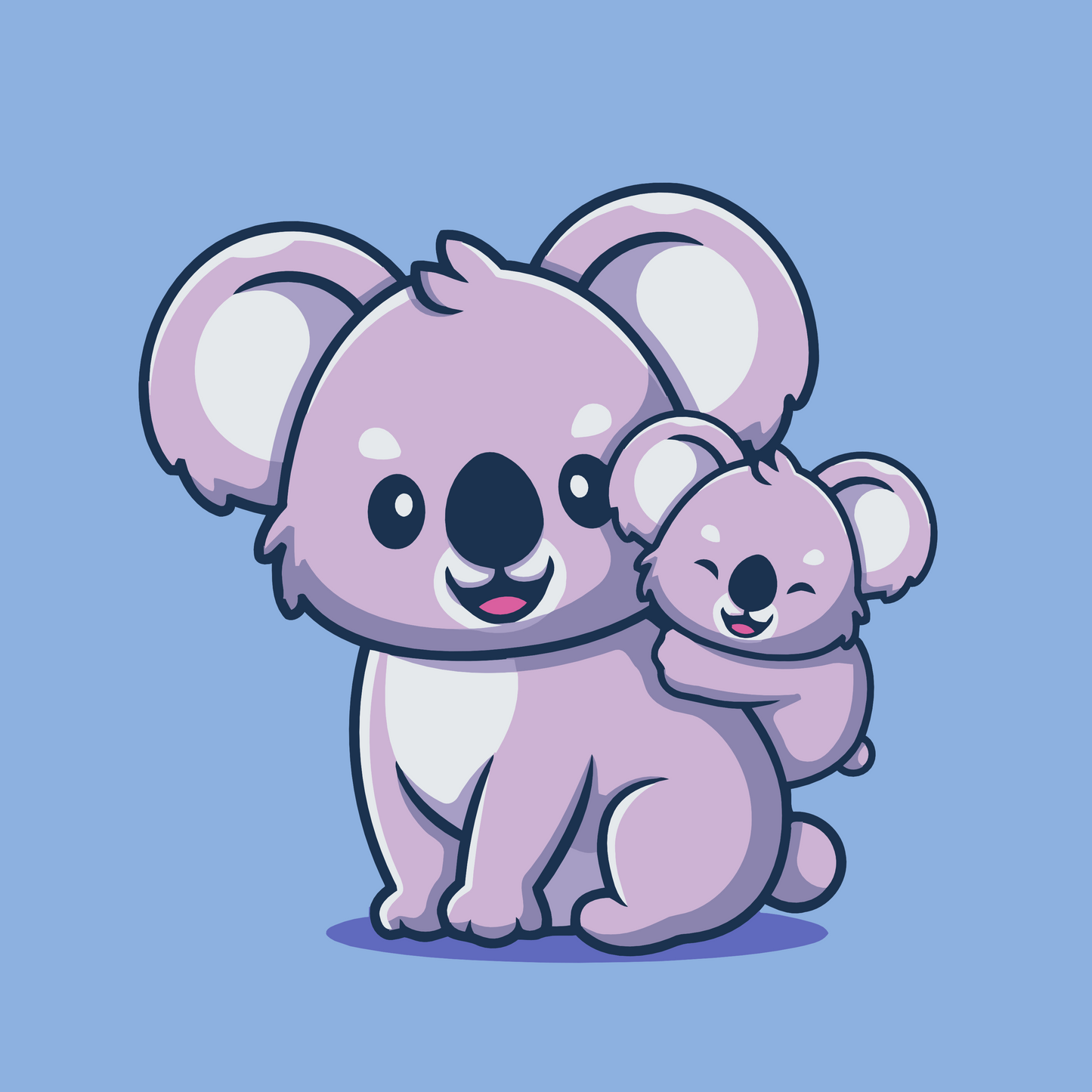 Paint by number - Mama koala