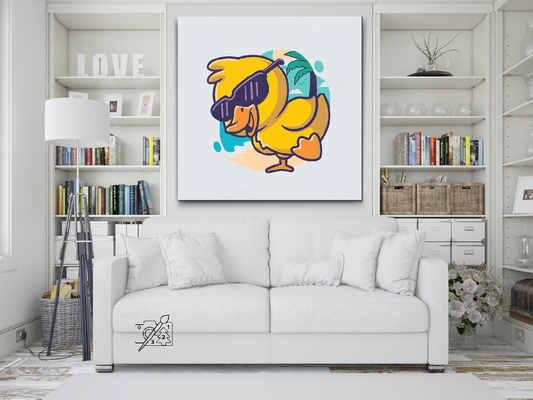 Paint by number - And med briller