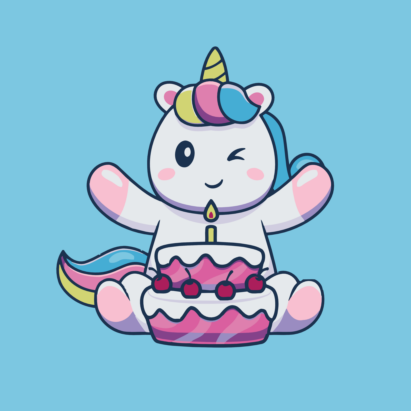 Paint by number - Fødselsdagsnæsehorn