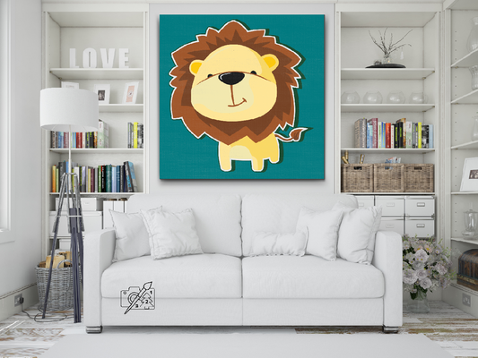 Paint by number - Løveunge