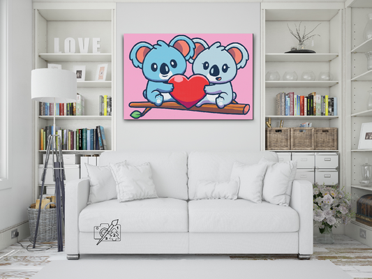 Paint by number - Koalakærlighed