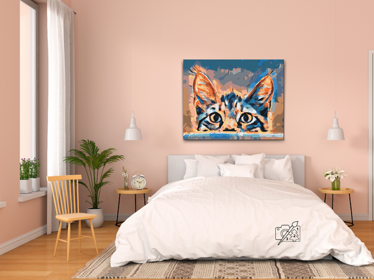 Paint by number - Nysgerrige øjne