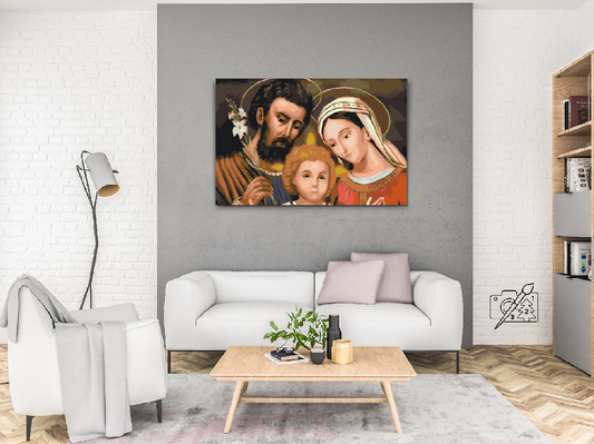 Paint by number - Den hellige familie