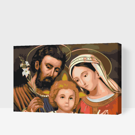 Paint by number - Den hellige familie