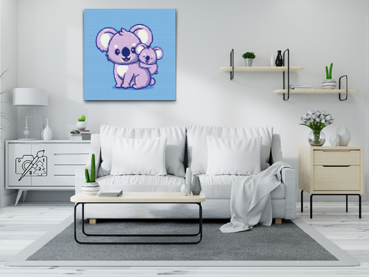 Diamond Paint - Mama koala