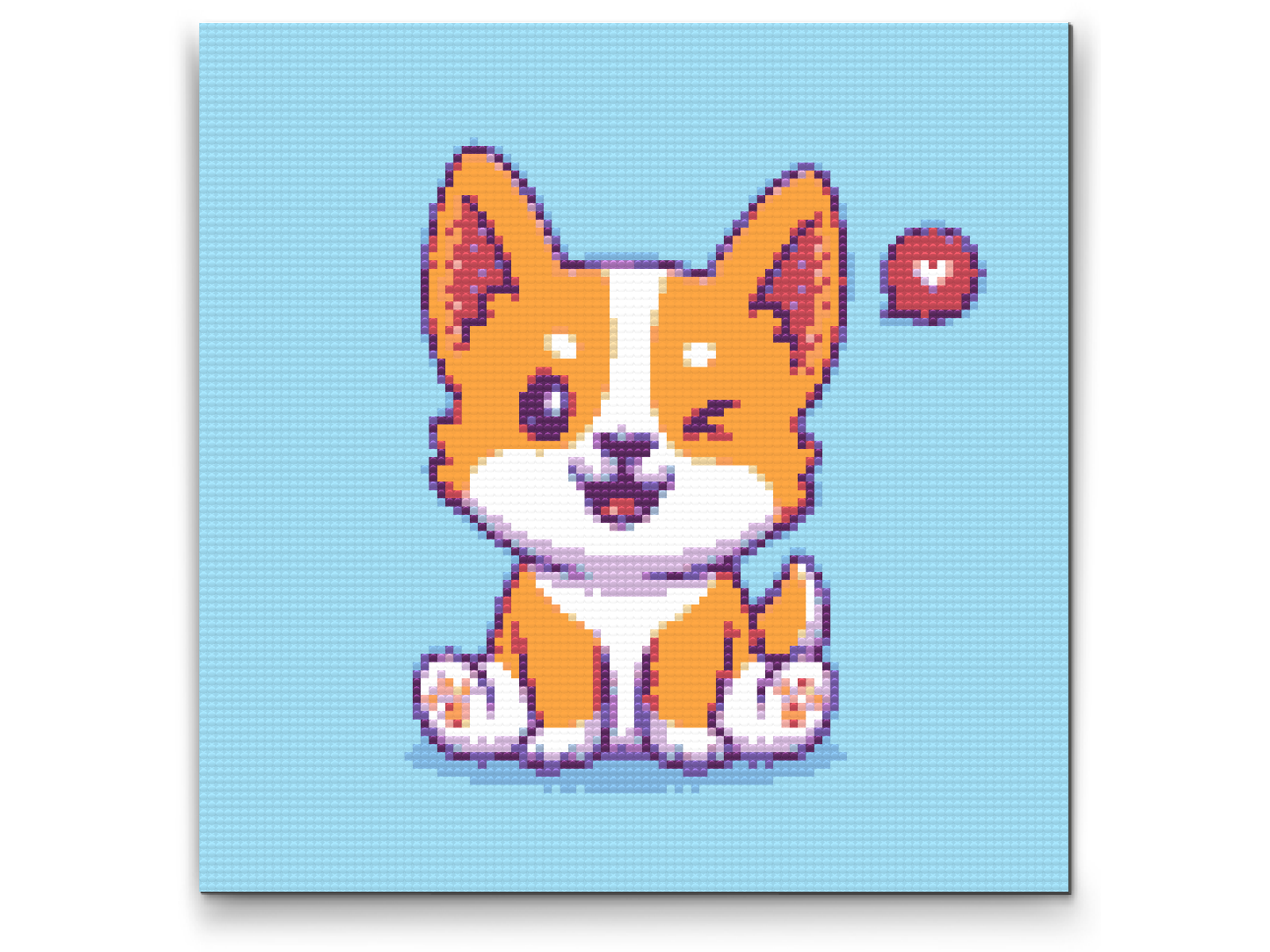 Diamond Paint - Sød corgi