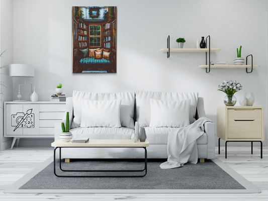 Diamond Paint - Læsehjørne