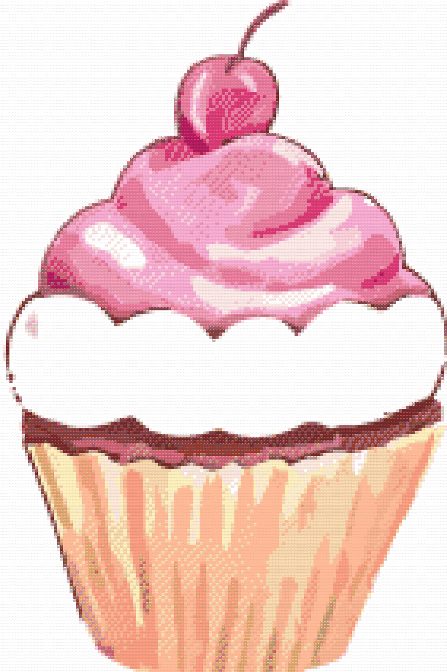 Diamond Paint - Kirsebærmuffin