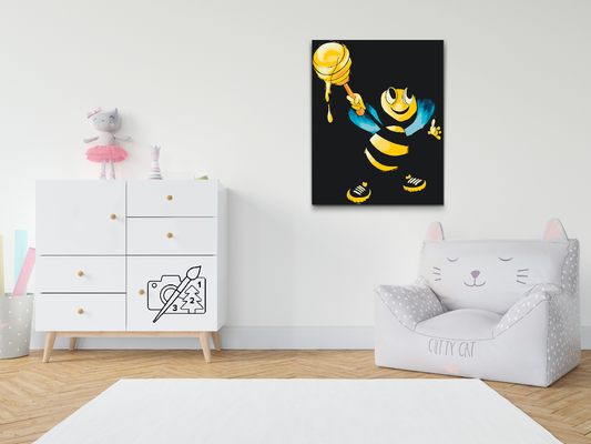 Paint by number - Bi med honning