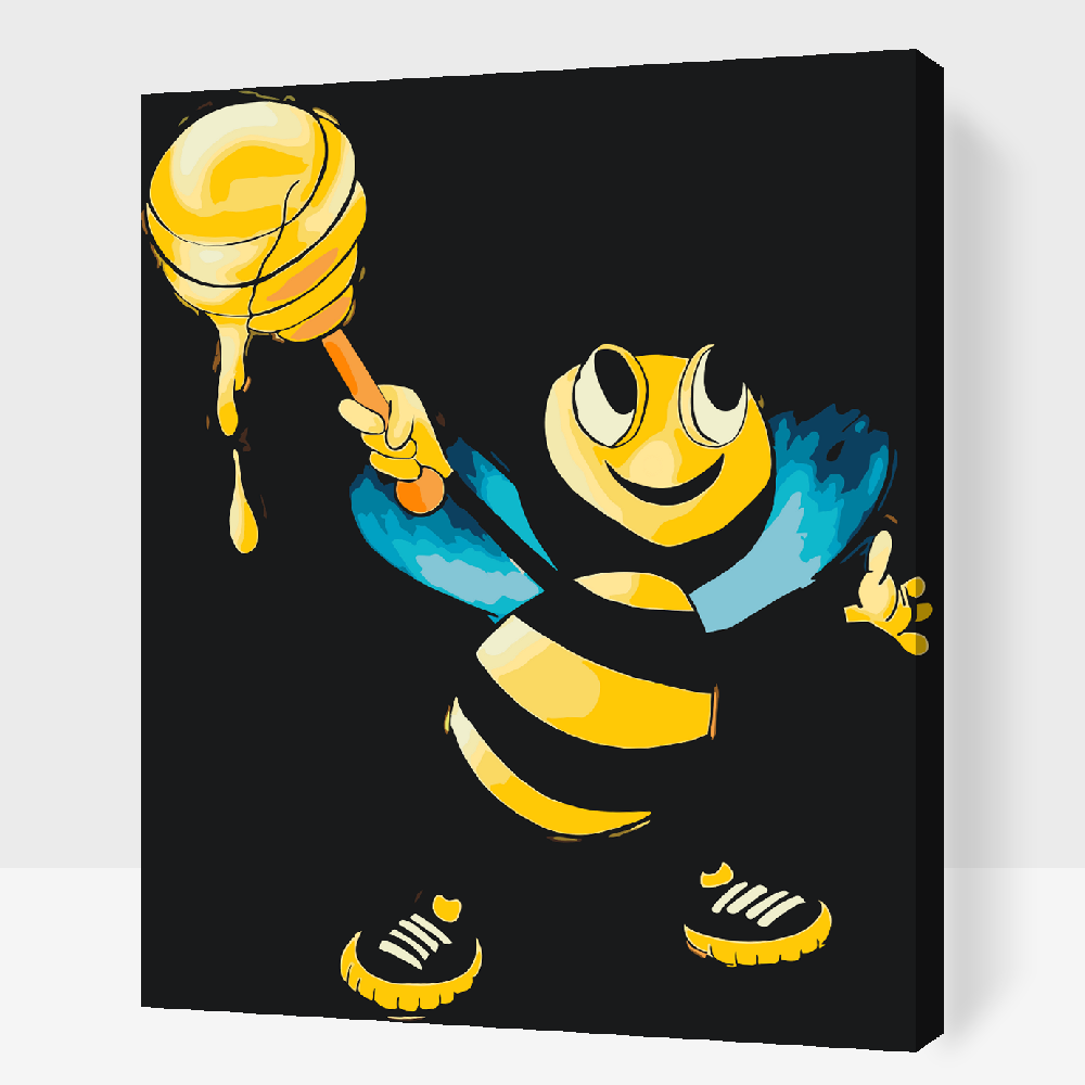 Paint by number - Bi med honning