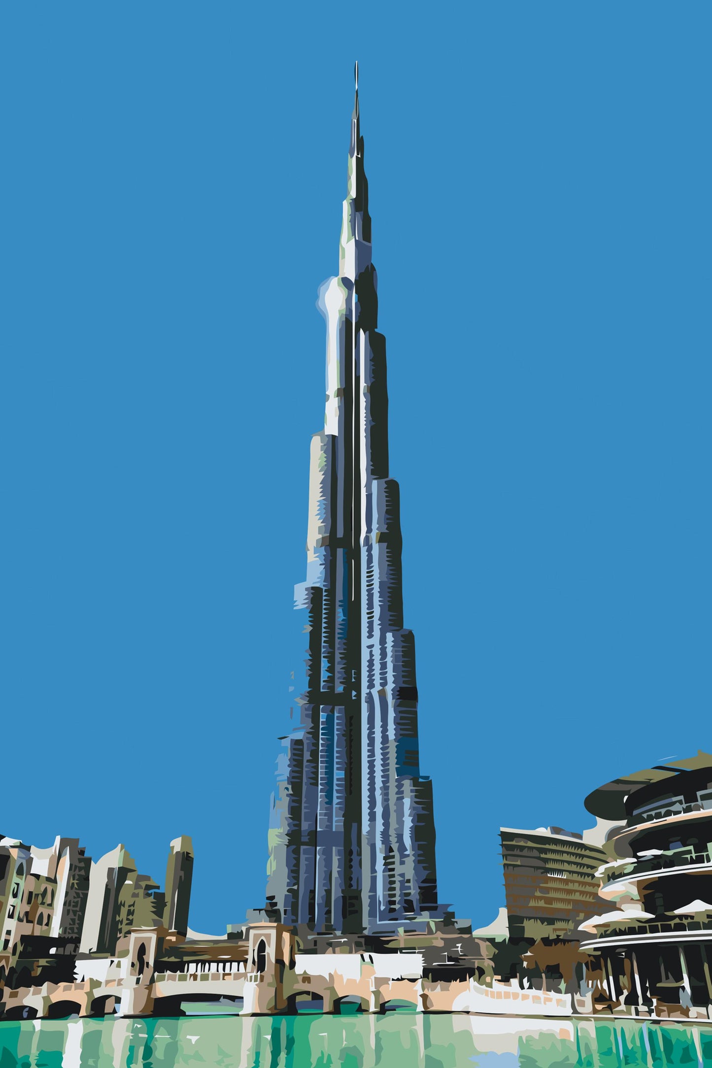 Paint by number - Burj Khalifa 2