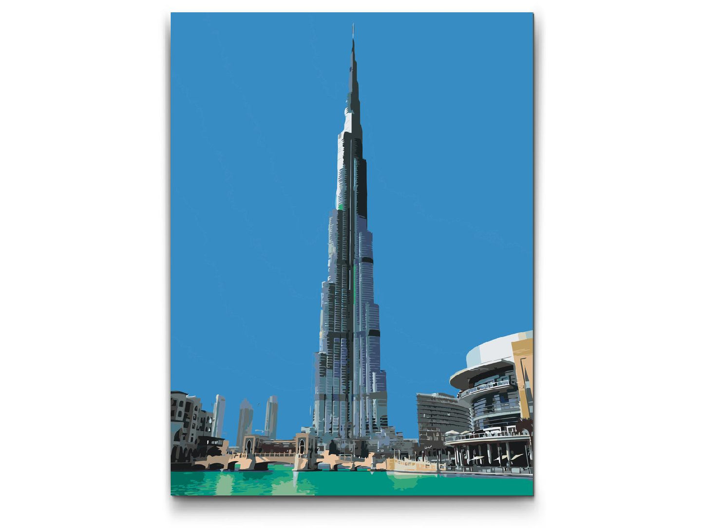 Paint by number - Burj Khalifa 2