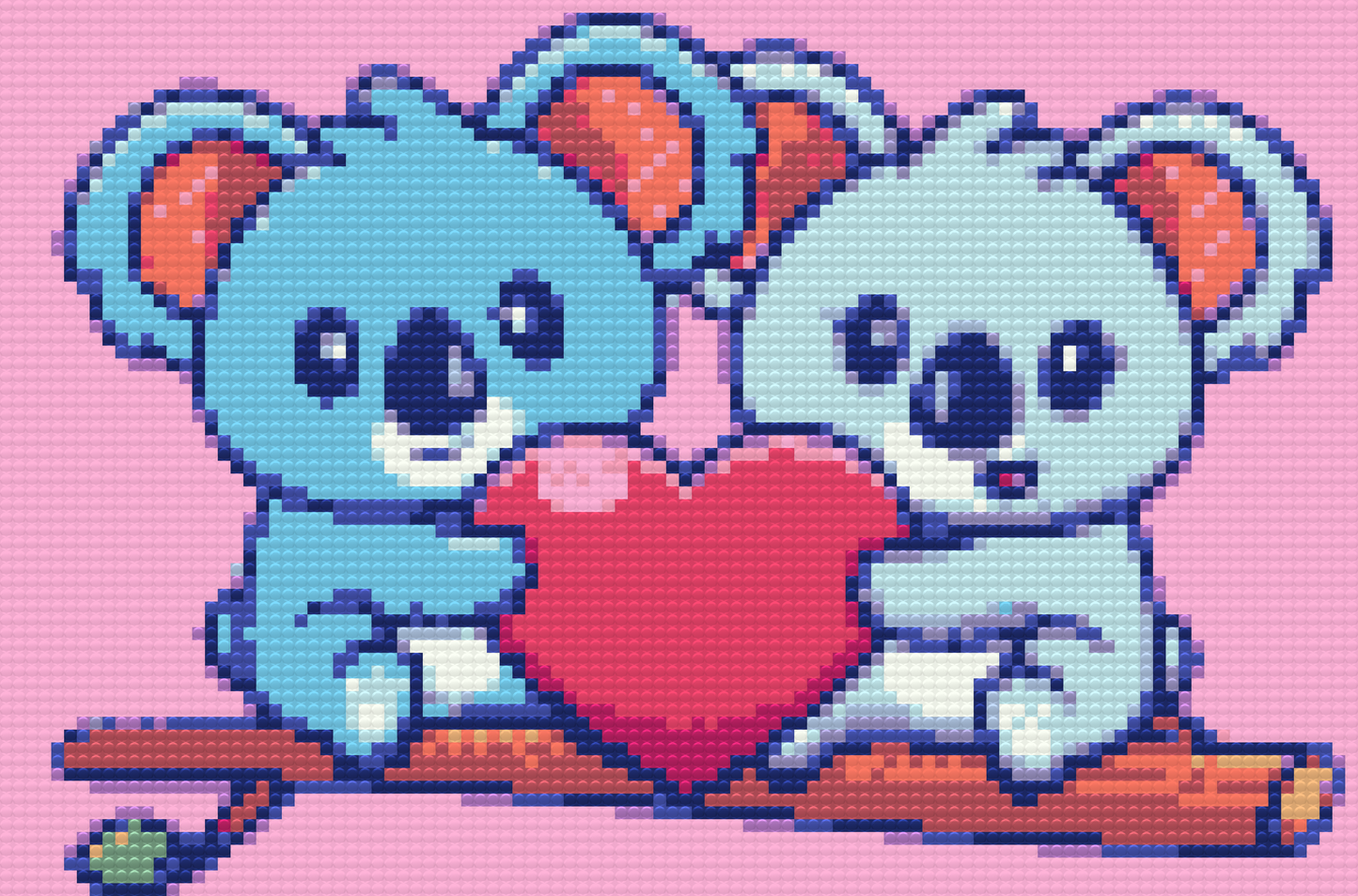 Diamond Paint - Koalakærlighed