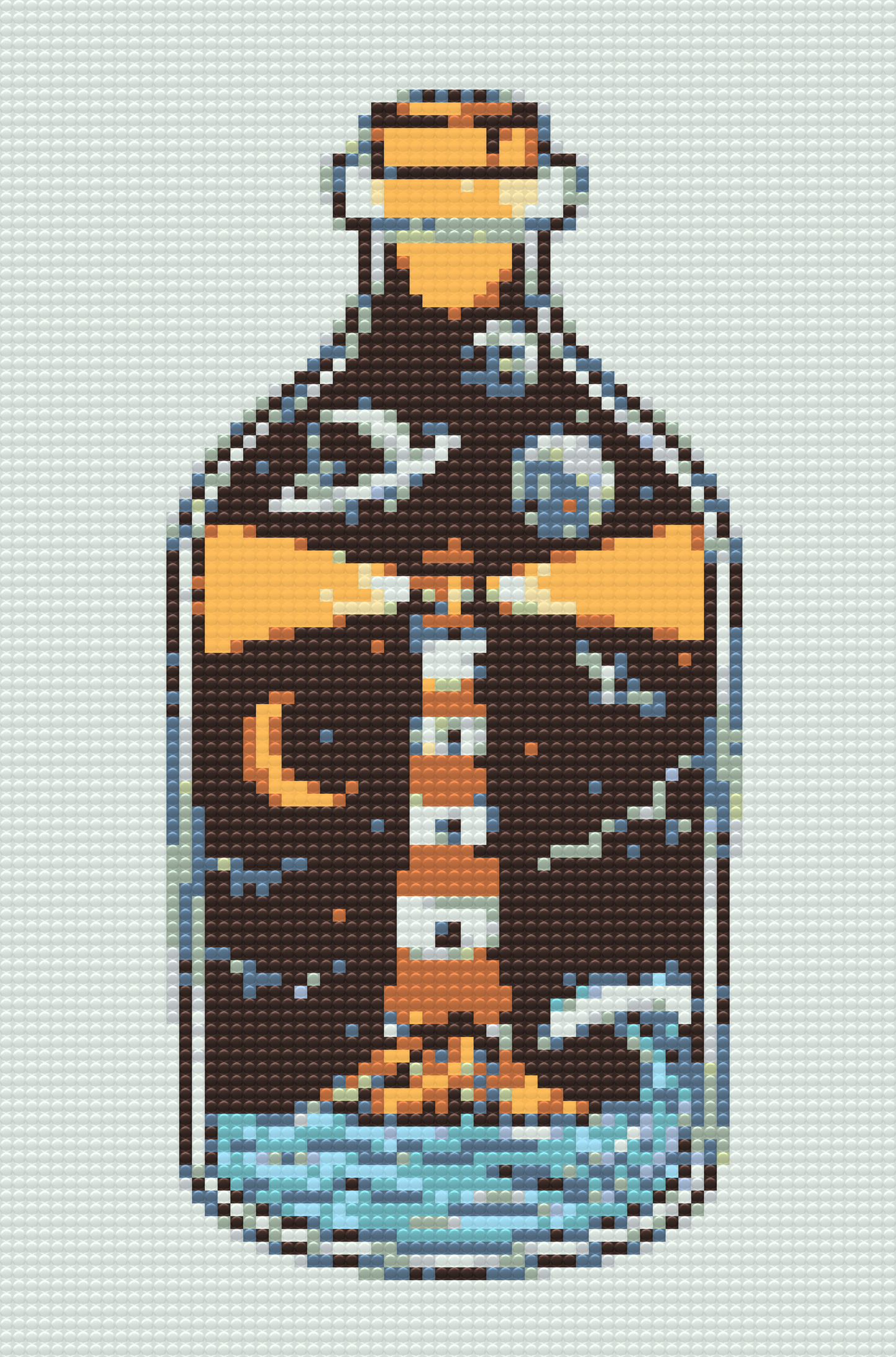 Diamond Paint - Fyrtårn i en flaske