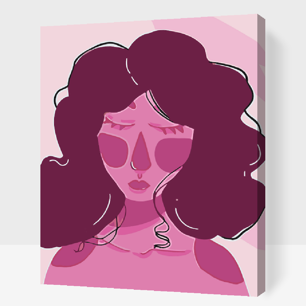 Paint by number - Pink Lady