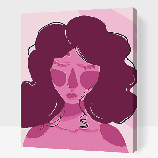 Paint by number - Pink Lady
