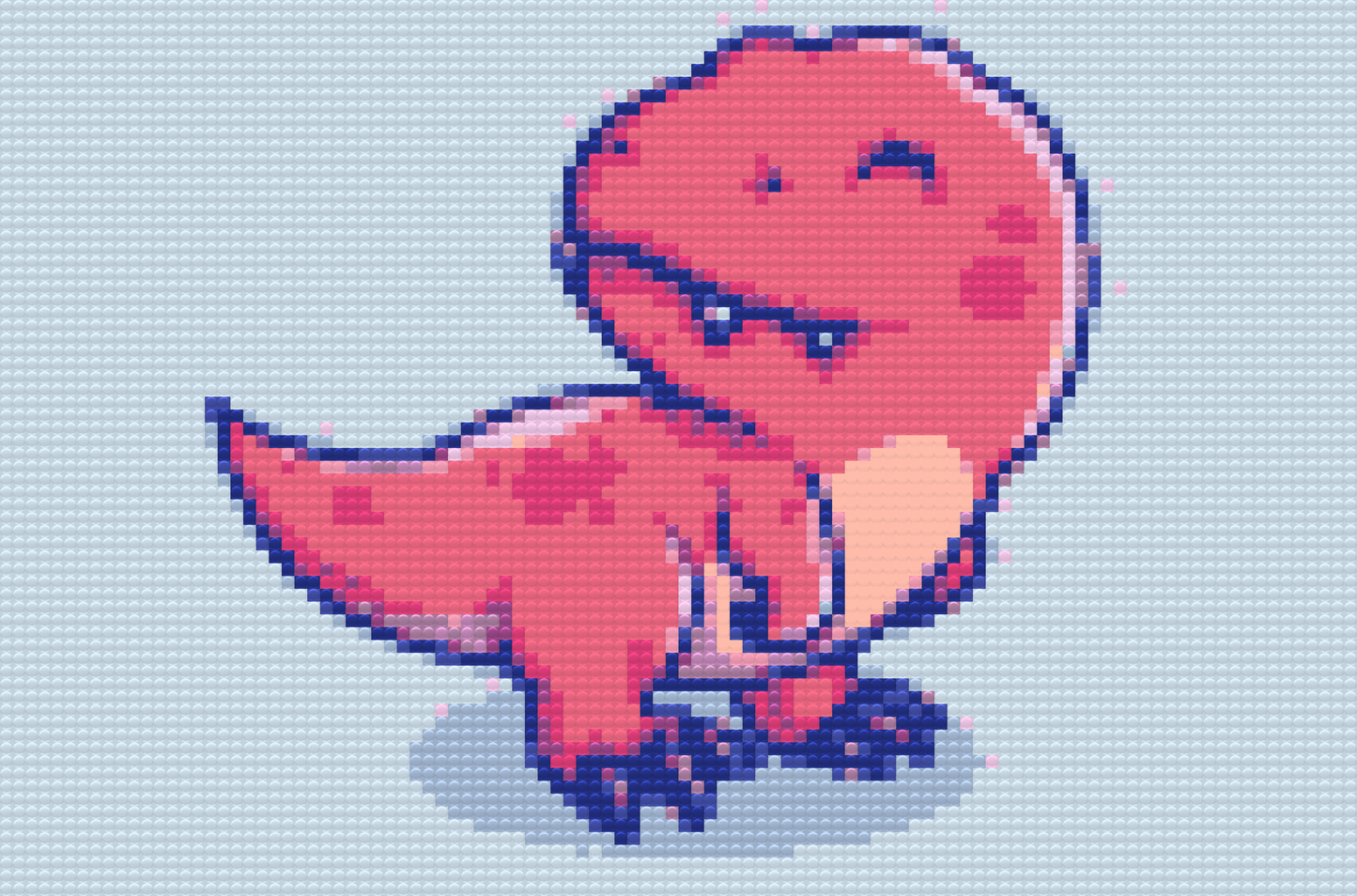 Diamond Paint - Lille dinosaur
