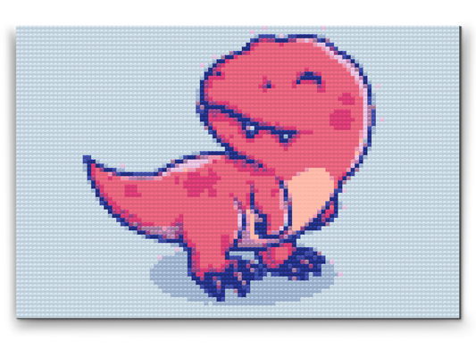 Diamond Paint - Lille dinosaur