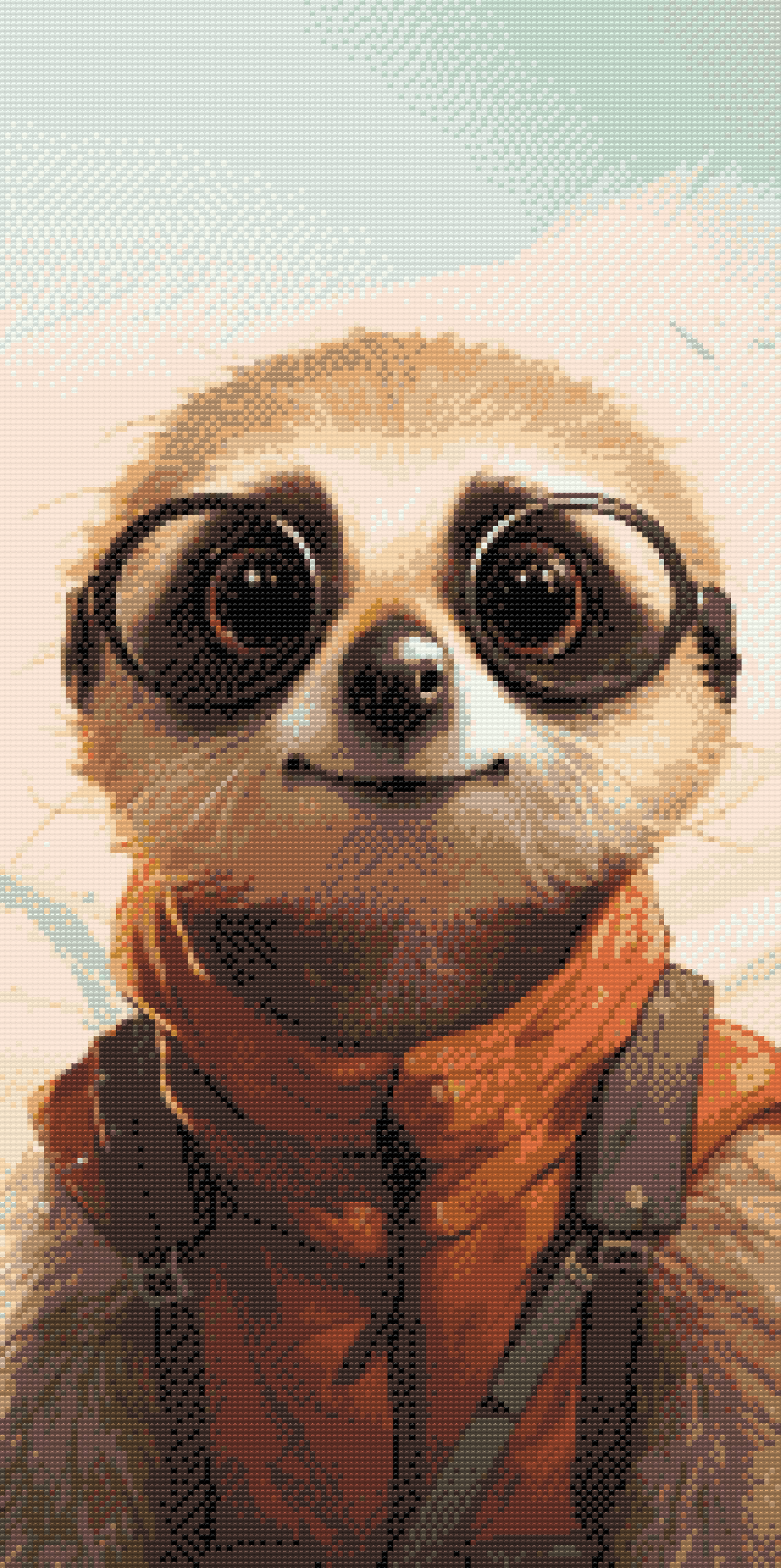 Diamond Paint - Surikat med briller