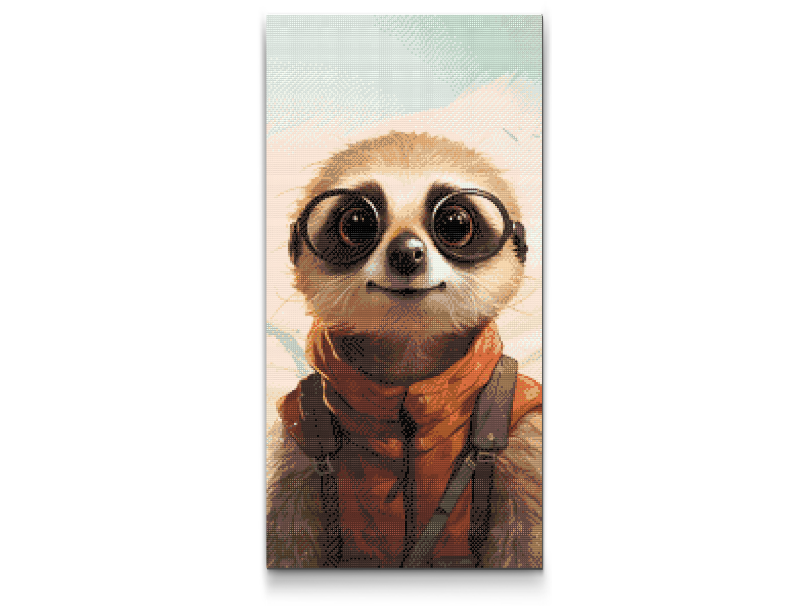 Diamond Paint - Surikat med briller