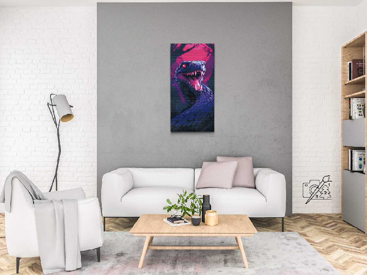 Diamond Paint - Giftig slange