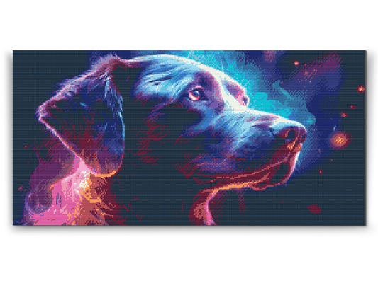 Diamond Paint - Regnbuehund