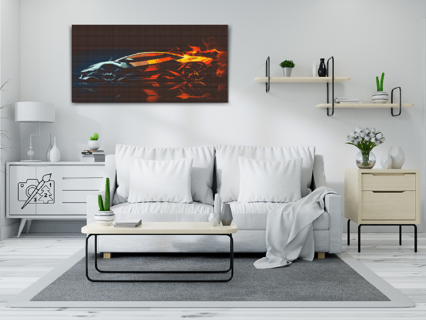 Diamond Paint - Ildvogn