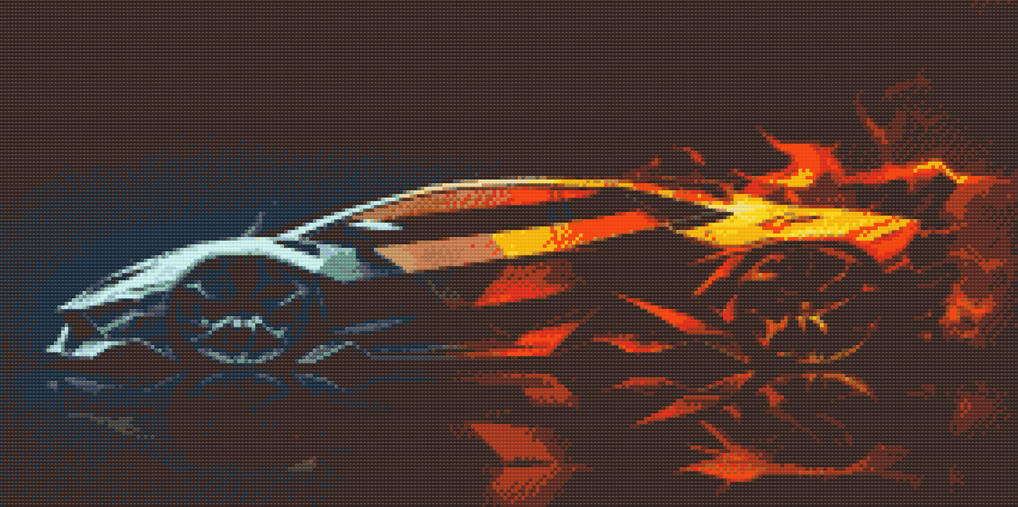 Diamond Paint - Ildvogn