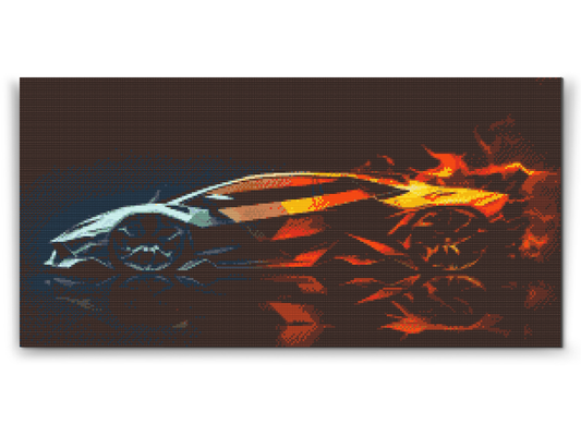 Diamond Paint - Ildvogn