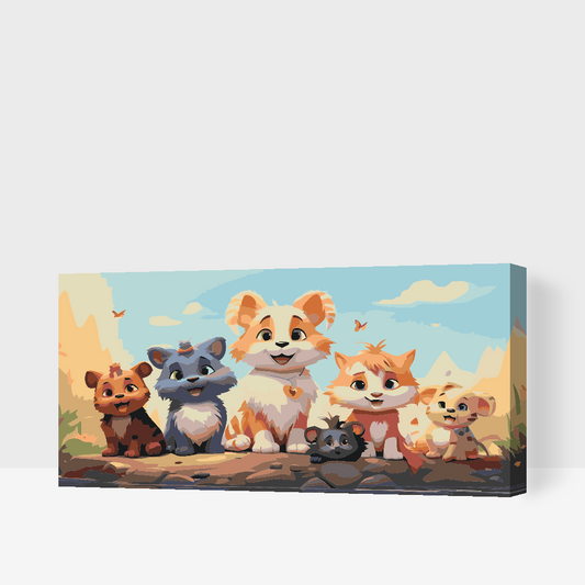 Paint by number - Dyrefest