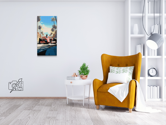 Diamond Paint - Rød formelbil