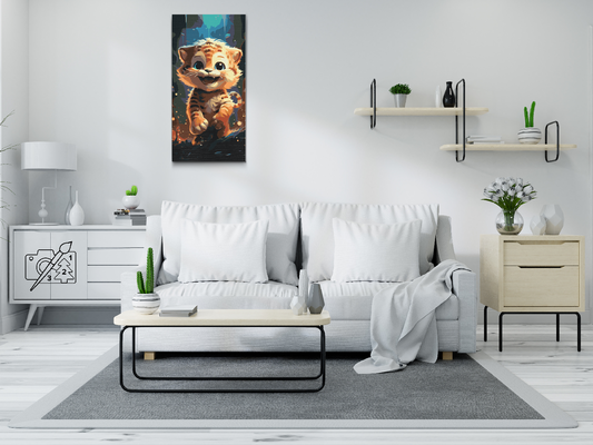 Paint by number - Glad tiger