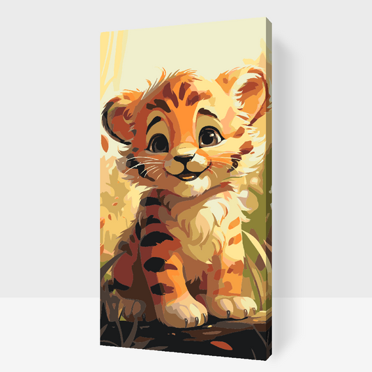 Paint by number - Tigerunge